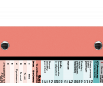 WhiteCoat Clipboard® Trifold - Coral Occupational Therapy Edition